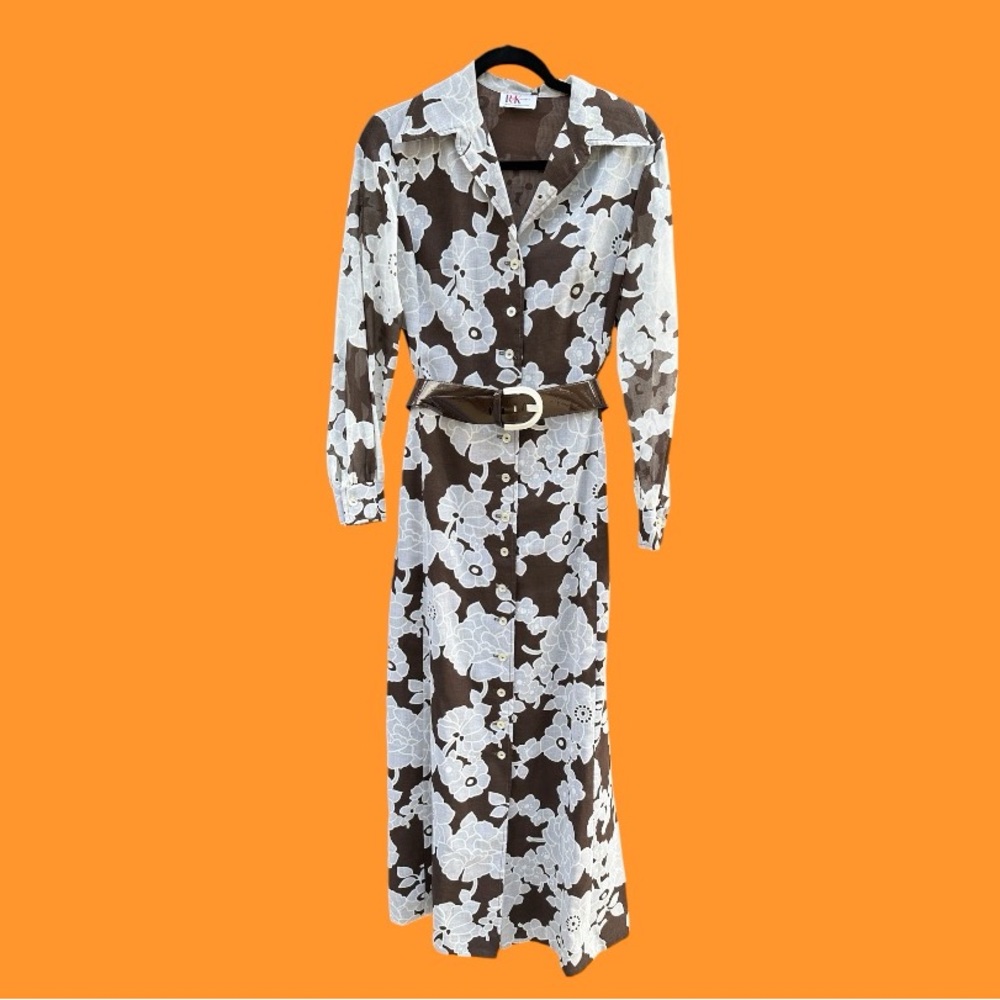 R&K Originals Vintage 60s-70s maxi dress